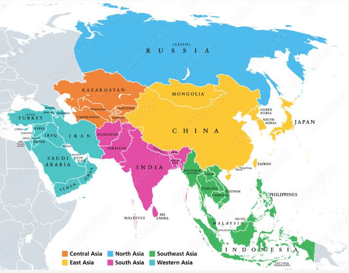 Political Map Of The Asia 2024