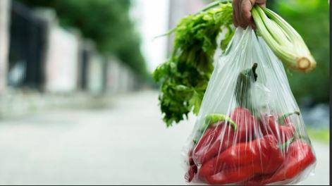 vegitables in plastic